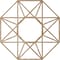 Ekena Millwork Guardian Wood Fretwork Pierced Ceiling Medallion, Red Oak, 36"OD x 14"ID x 3/8"T CMWP36X36X0375GDRO - alternate 3